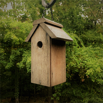 Building Birdhouses from Reclaimed Materials