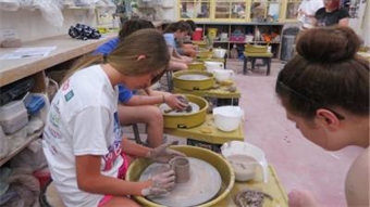 Wheel Thrown Pottery for Teens