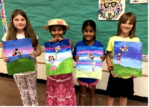 Summer Art Adventure | Young Artists Ages 9-10 | Session 1: “Upside Down World” - July 12-16