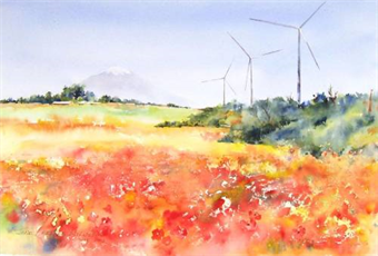 Watercolor - Almost Autumn