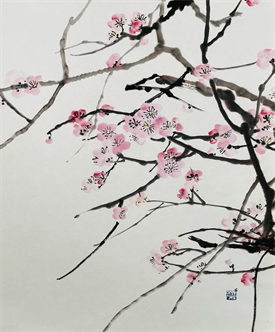 (VIRTUAL) East Asian Brush Painting with Sung Sook Setton | Jan/Feb |1/6-2/10 | Spring 2022