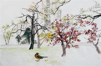 (VIRTUAL) East Asian Brush Painting with Sung Sook Setton | Feb/Mar | 2/24-3/24 | Spring 2022