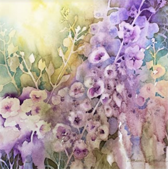 Watercolor Finding Flowers Workshop with Lorraine Rimmelin | Saturday 8/27 10 am - 2 pm | Summer 2022
