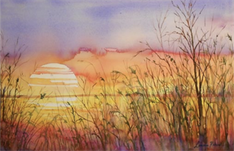 Watercolor Sky & Water Workshop with Lorraine Rimmelin | Saturday 9/24 10am - 2pm | Fall 2022
