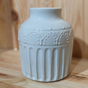 Small white vase. 